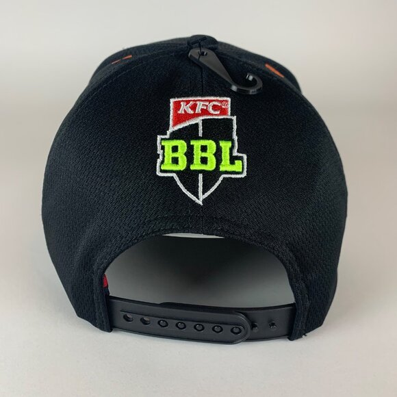 Perth Scorchers Twenty20 Black Orange Mitchell & Ness Snapback Hat New - Picture 4 of 7